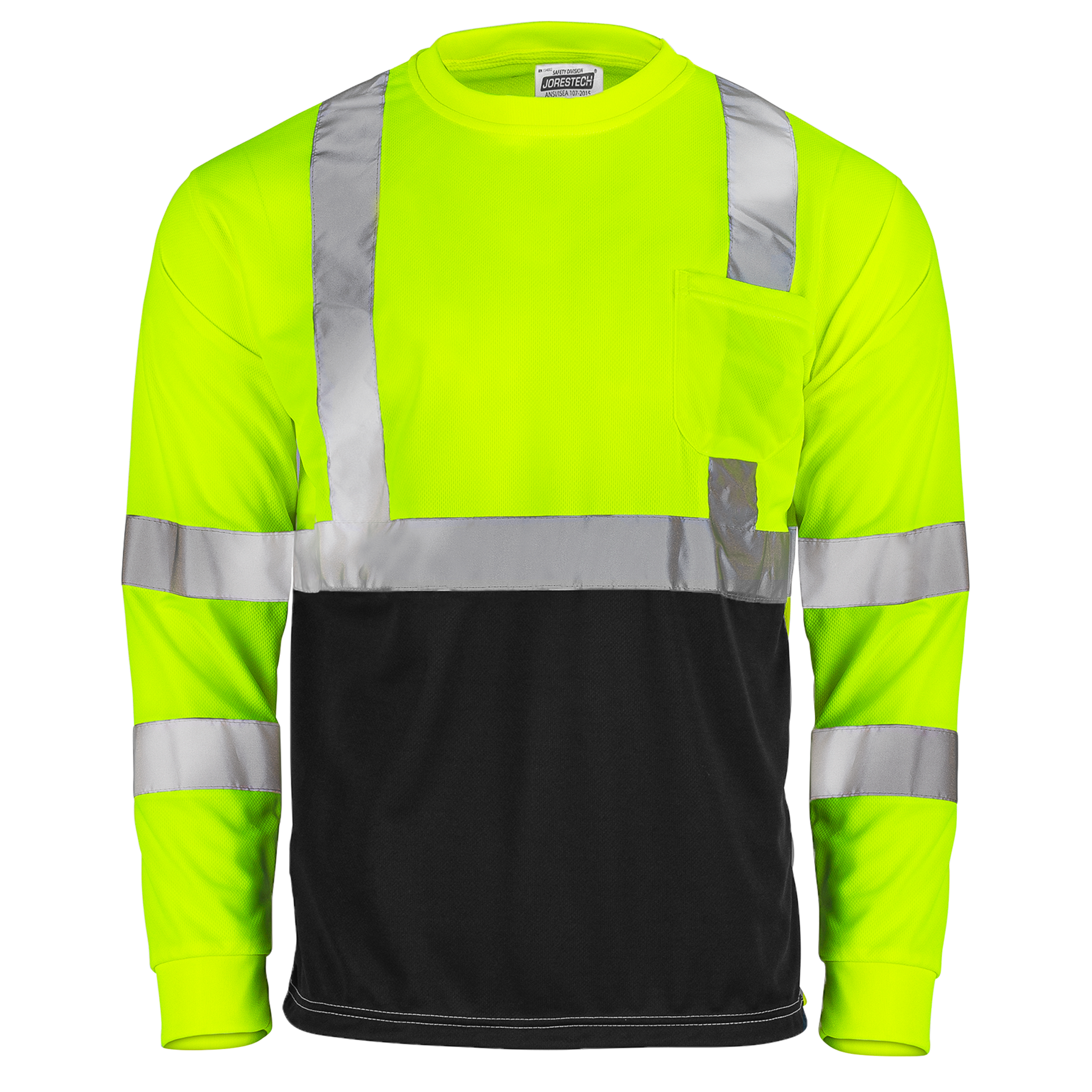 Durable Hi Vis Long Sleeve Shirt: Dirt-Concealing & High Visibility